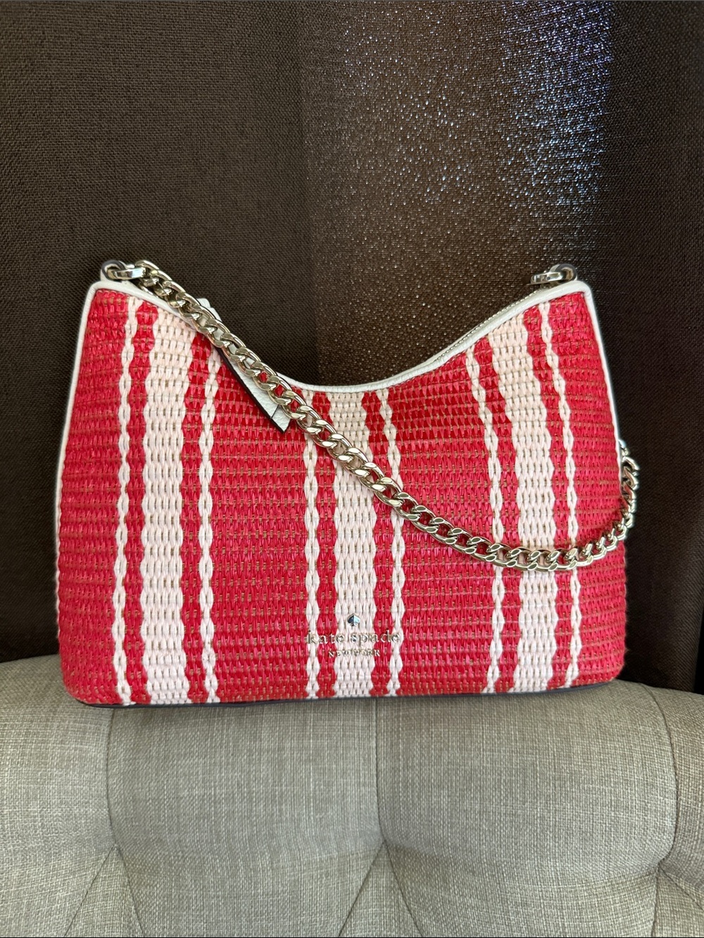Kate Spade Beach Chair Striped Zippy - EUC